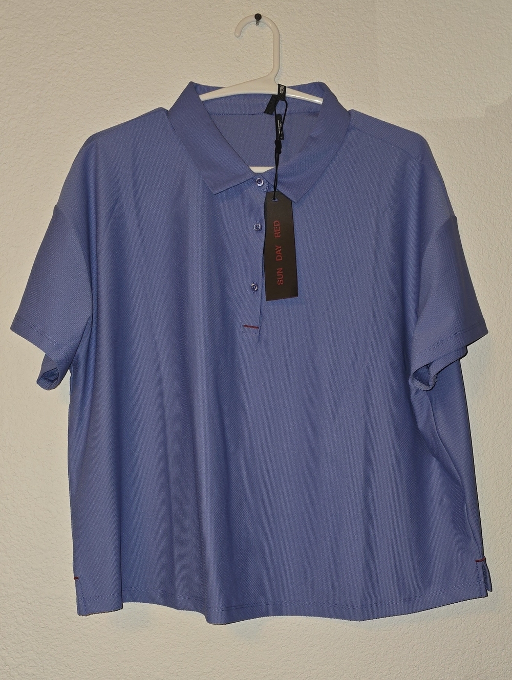 Sun Day Red Women's Lavender-Blue Polo Shirt